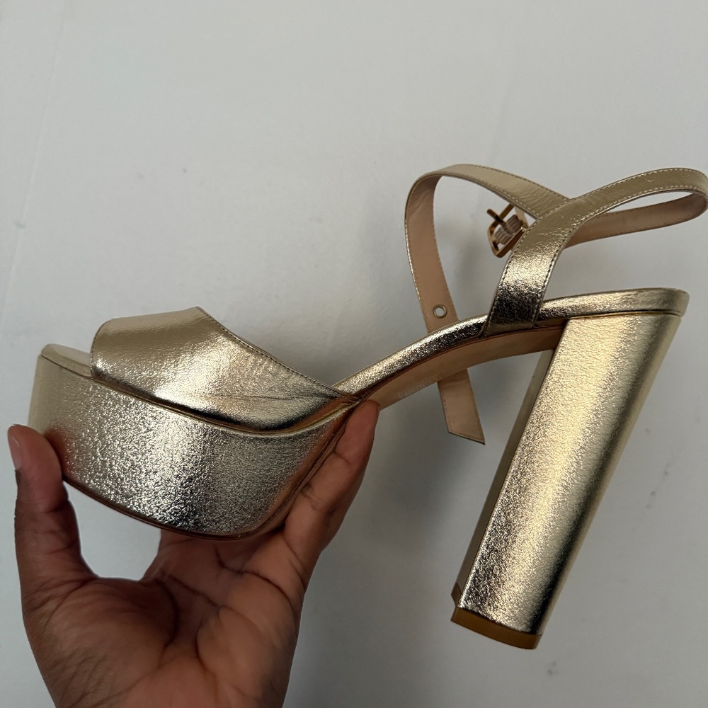 Stuart Weitzman Ryder 95 platform saNdal